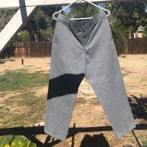 Crofts and Barrow Mens Dress Casual Pants Heather Gray 32X32 Great Condition